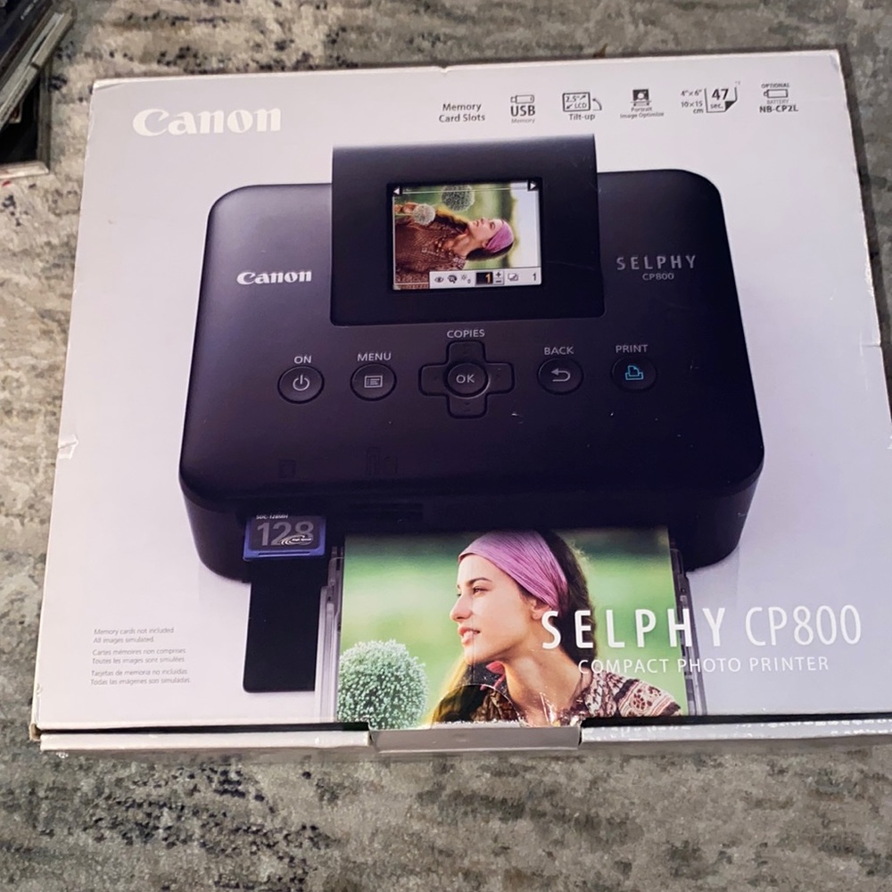 Canon Selphy CP800 Compact Photo Printer